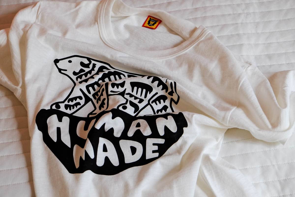 Human Made Polar Bear T-shirt in White for Men