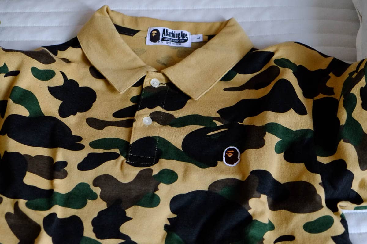 Bape camo polo-3