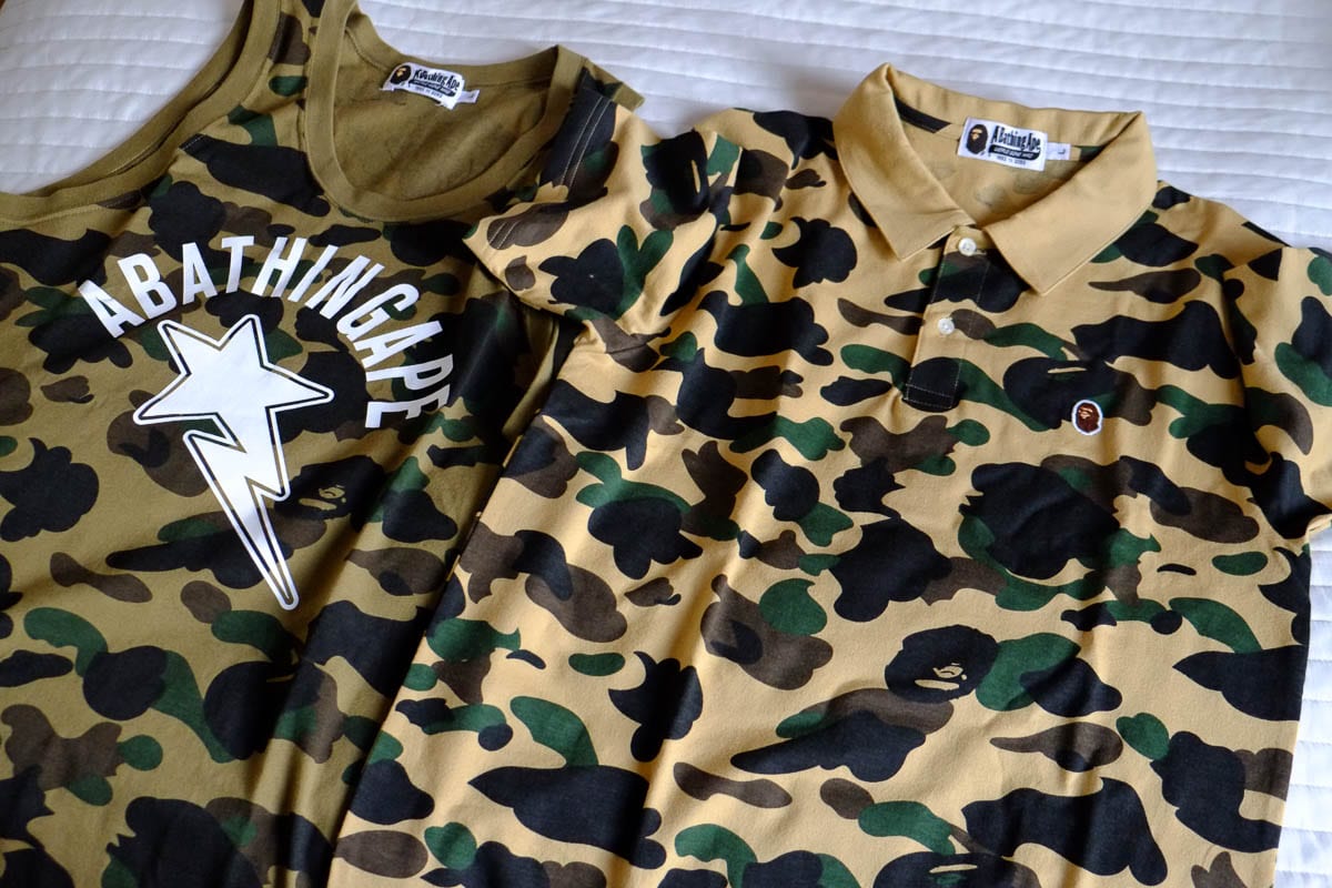 Bape camo polo-7