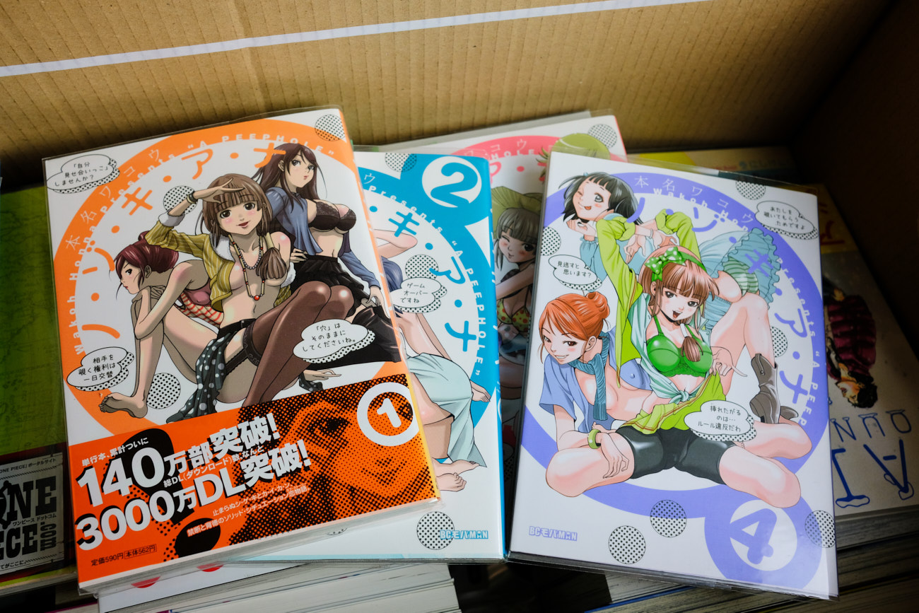 Let's stay home and sort through a box full of manga