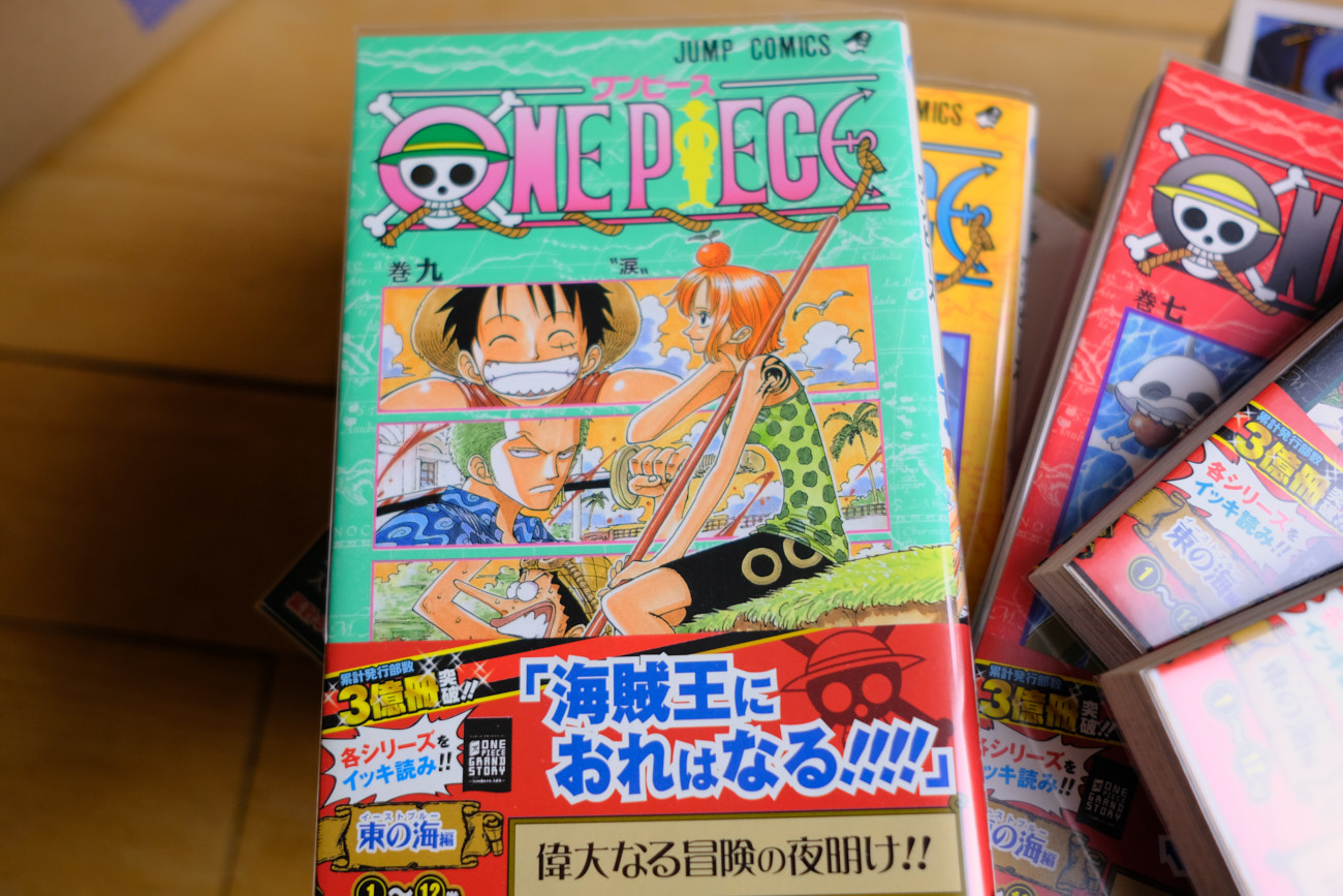 Let's stay home and sort through a box full of manga